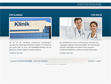 Tablet Screenshot of pfeifferpersonnel.com